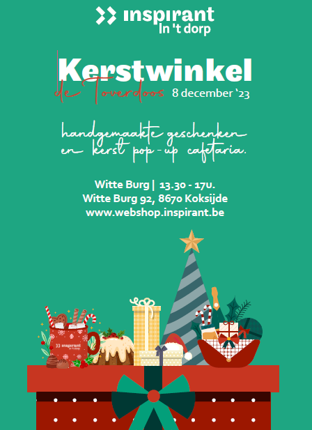 Kerstwinkel 8/12/23 in de witte burg