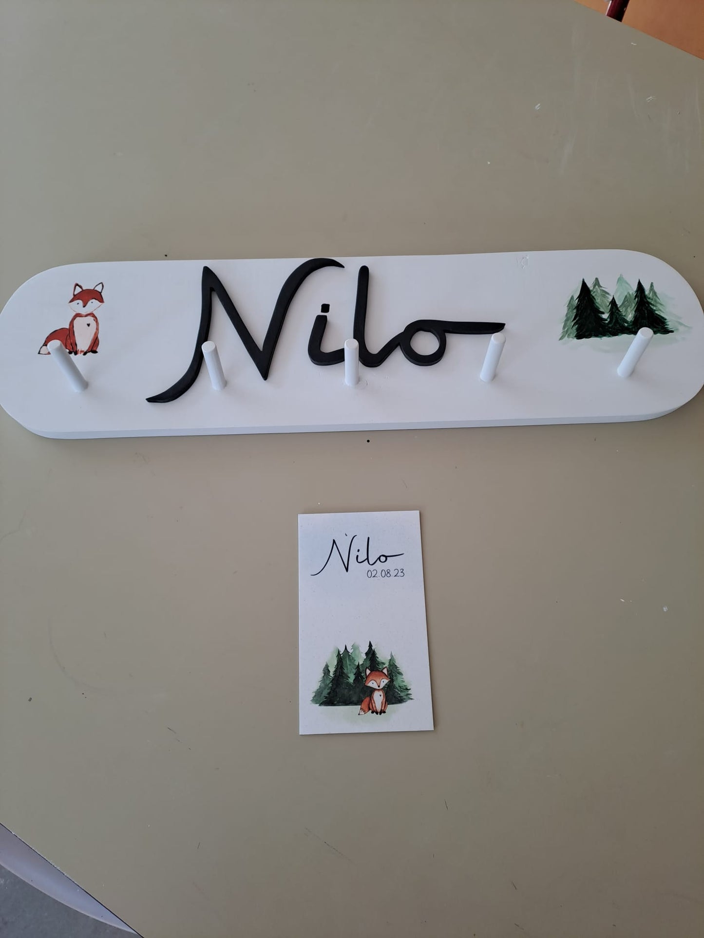 Gepersonaliseerde kapstok