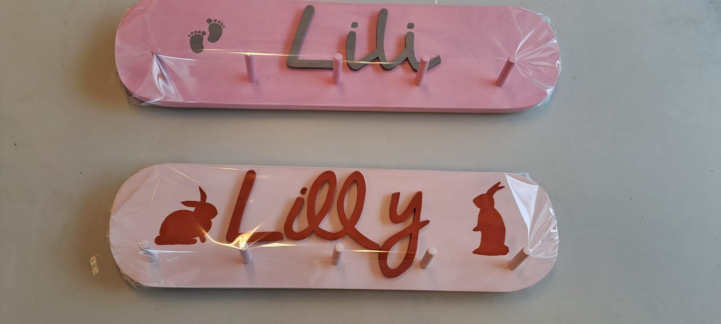 Gepersonaliseerde kapstok